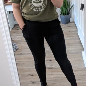 XS Black Joggers with pockets